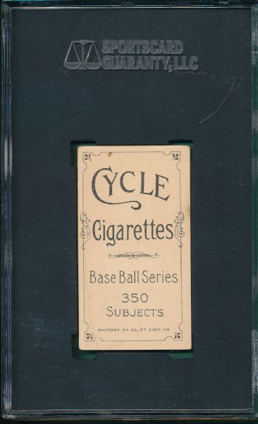 1909-1911 T206 Grimshaw, Cycle Cigarettes SGC 60