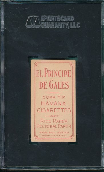 1909-1911 T206 Phillippe,  El Principe De Gales Cigarettes SGC 45 