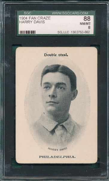 1904 Fan Craze Harry Davis SGC 88