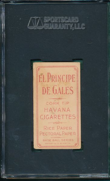 1909-1911 T206 Sharpe, El Principe De Gales Cigarettes SGC 55