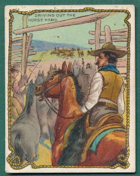 1910's T53 Hassan Cigarettes Cowboys Complete Set (49)