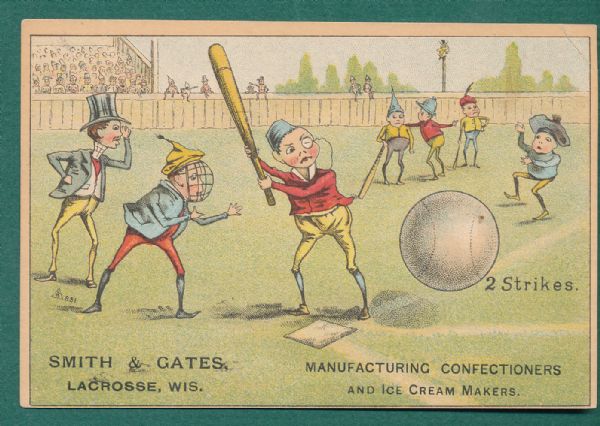 1892 Baseball Trade Card