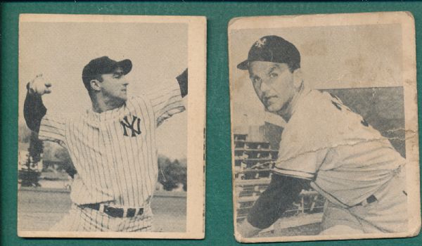 1948, 50 Bowman (8) Card Lot W/Low #s