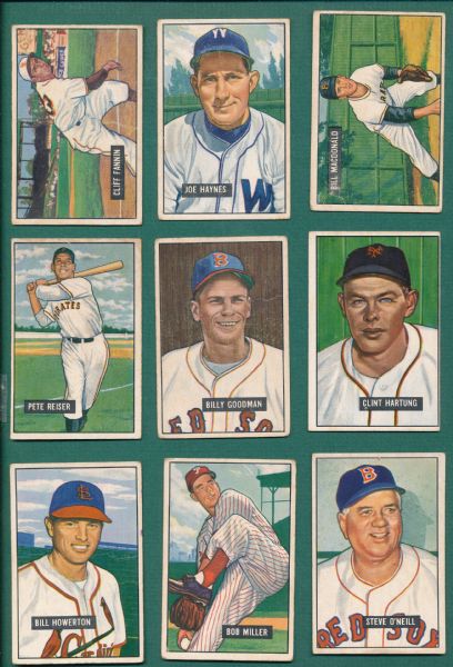 1951 Bowman (47) Card Lot 