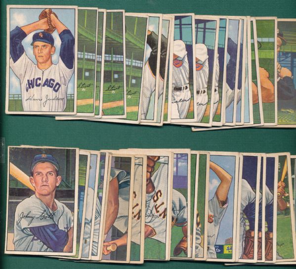 1952 Bowman (39) Card Lot W/Queen