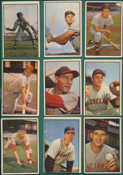 1953 Bowman Color (22) Card Lot 