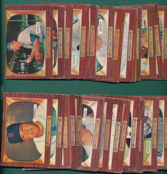 1955 Bowman (33) Card Lot of High Numbers