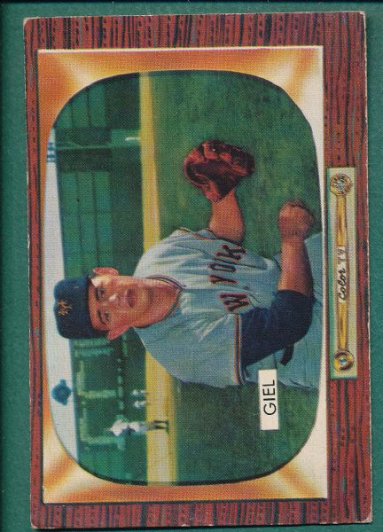 1955 Bowman (128) Card Lot W/Giel