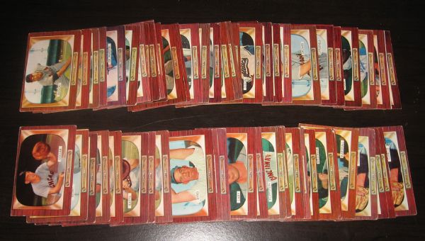 1955 Bowman (128) Card Lot W/Giel