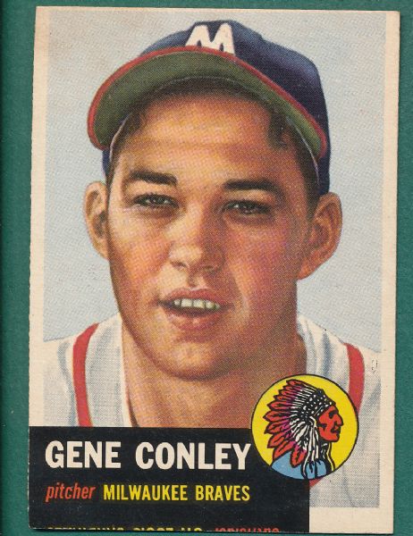 1953 Topps (39) Card Lot W/Conley