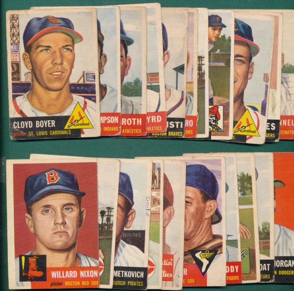 1953 Topps (39) Card Lot W/Conley