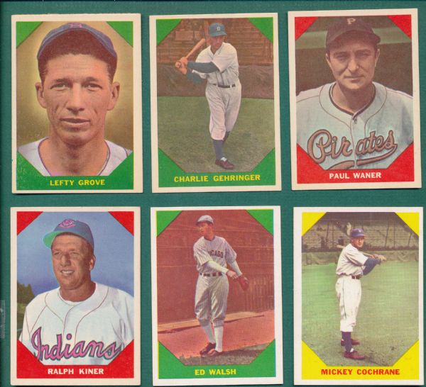 1960 Fleer (12) Card Lot W/Mathewson