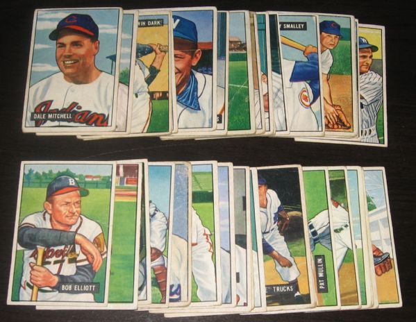 1951 Bowman (107) Card Lot W/High Numbers