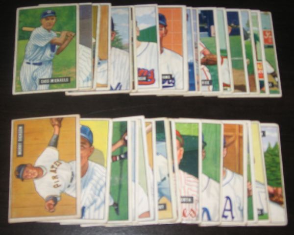 1951 Bowman (107) Card Lot W/High Numbers