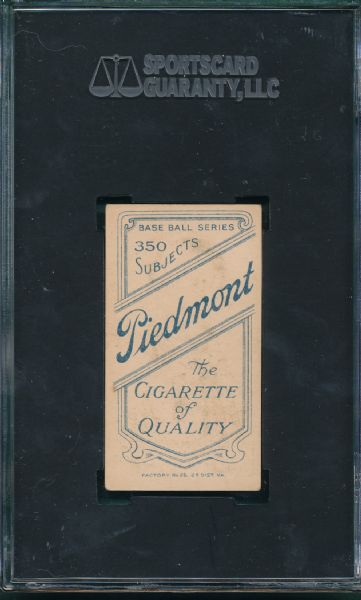 1909-1911 T206 Rhodes, Charlie, Piedmont Cigarettes SGC 60