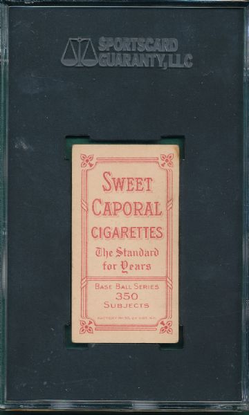 1909-1911 T206 Batch, Sweet Caporal Cigarettes SGC 60