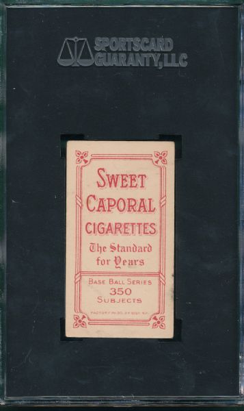 1909-1911 T206 Collins, Eddie Sweet Caporal Cigarettes SGC 40