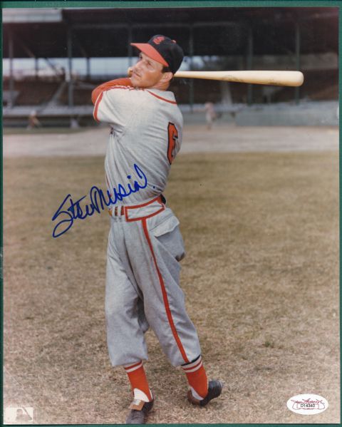 Stan Musial Autographed Photo *JSA*