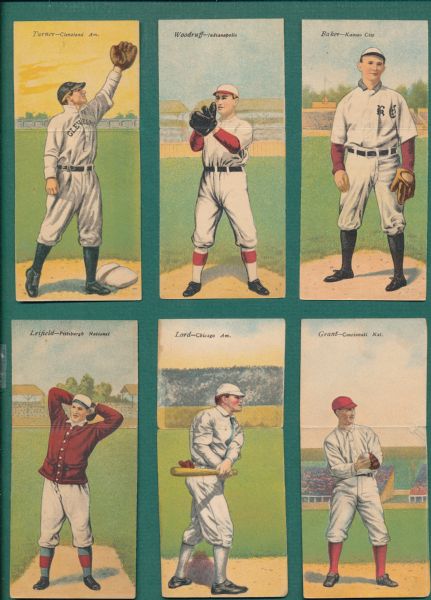 1911 T201 Mecca Cigarettes Lot of (7) W/Jennings