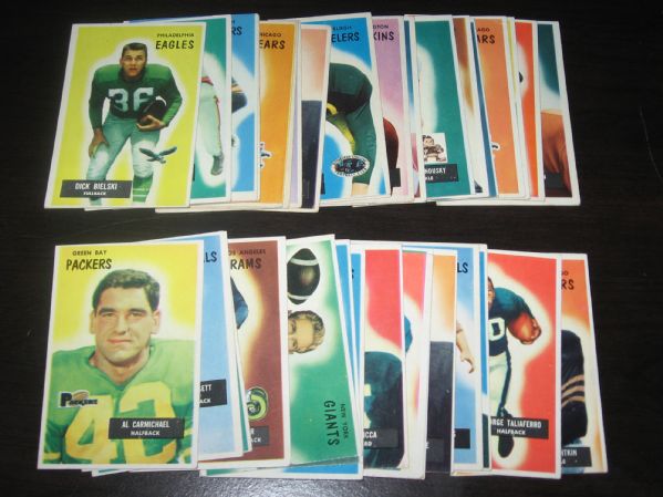 1955 Bowman FB (57) Card Lot W/Gifford