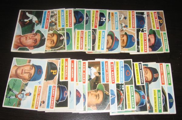 1956 Topps (71) Card Lot W/Wilhelm