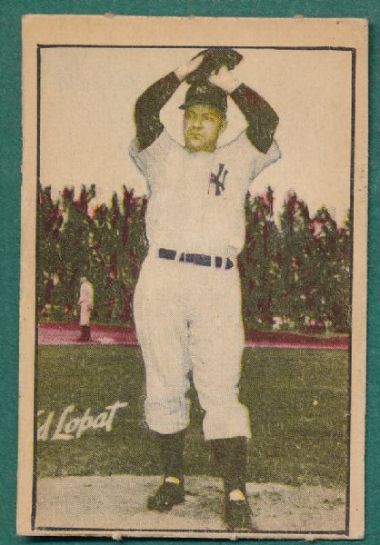 1952 Berk Ross (5) Card Lot