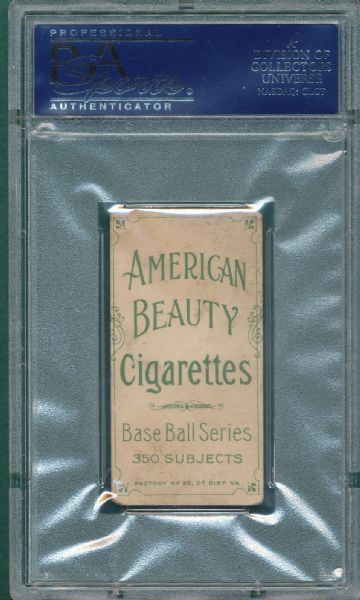 1909-1911 T206 Doolan, Fielding, American Beauty 350 Cigarettes PSA 3  *Highest PSA*