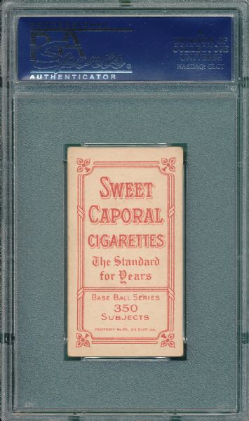 1909-1911 T206 Chase, Pink, Sweet Caporal 350 Factory 25 Cigarettes PSA 4