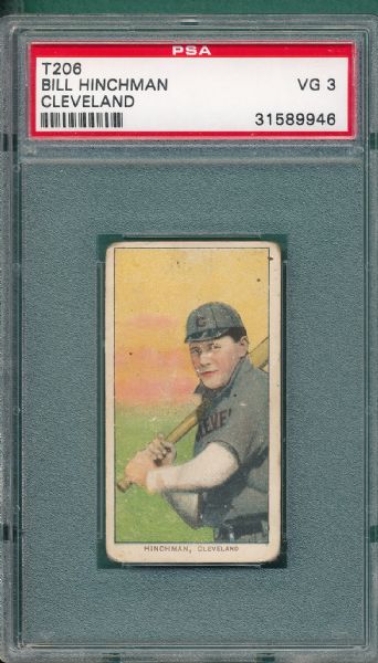 1909-1911 T206 Hinchman, Sovereign 150 Cigarettes PSA 3