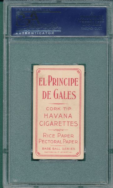 1909-1911 T206 Gilbert, El Principe De Gales Cigarettes PSA 2