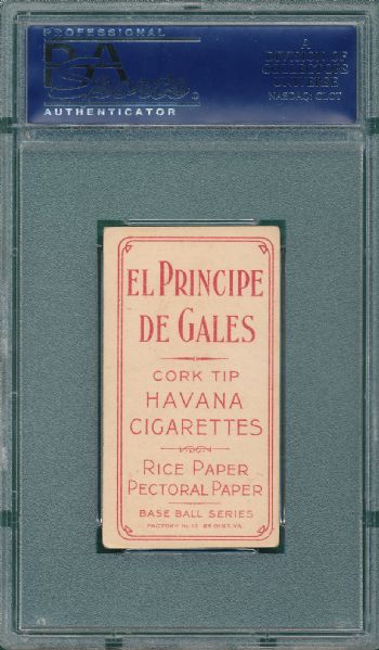 1909-1911 T206 Kleinow, NY, El Principe De Gales Cigarettes PSA 4