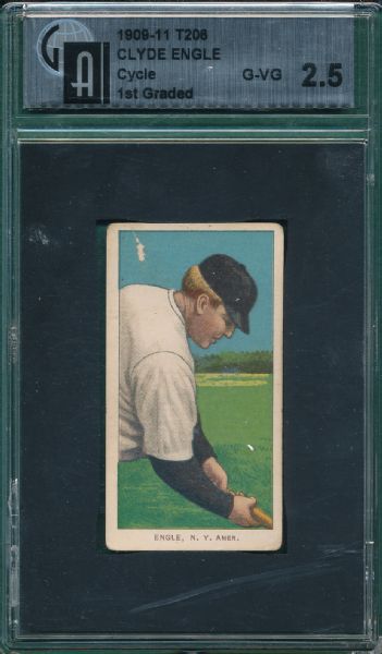 1909-1911 T206 Engle, Cycle Cigarettes GAI 2.5