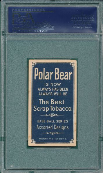 1909-1911 T206 Gasper, Polar Bear Tobacco PSA 4