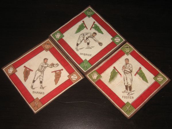 1914 B18 Blanket Lot of (3) Washington Senators