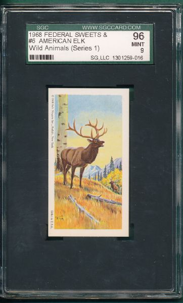 1968 Federal Sweets #6 American Elk SGC 96