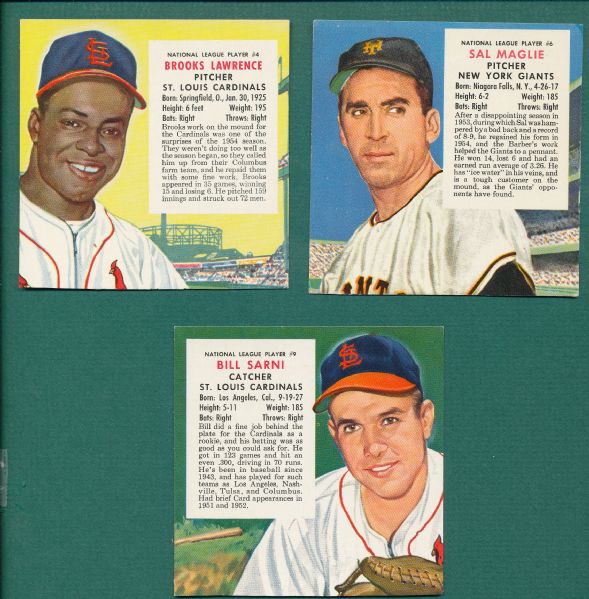 1953-56 Topps & Red Man (26) Card Lot