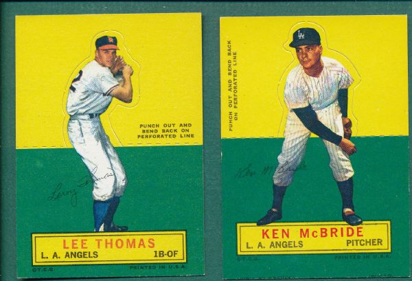 1964 Topps Stand-Ups (18) Card Lot