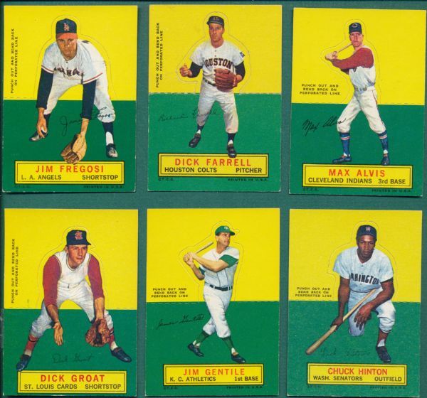 1964 Topps Stand-Ups (18) Card Lot