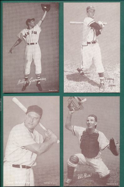 1947-66 Exhibits (8) Card Lot