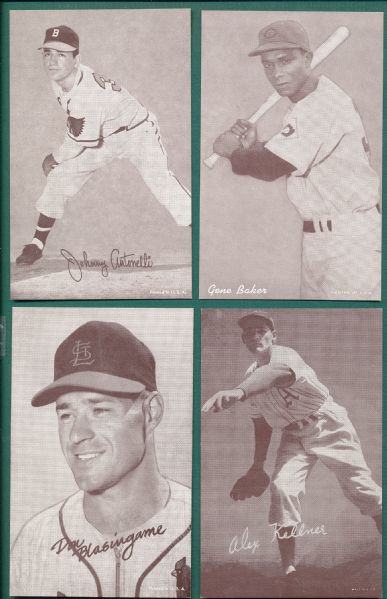 1947-66 Exhibits (8) Card Lot