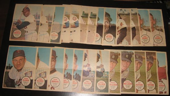 1967 Topps Posters Lot of (25) W/HOFers