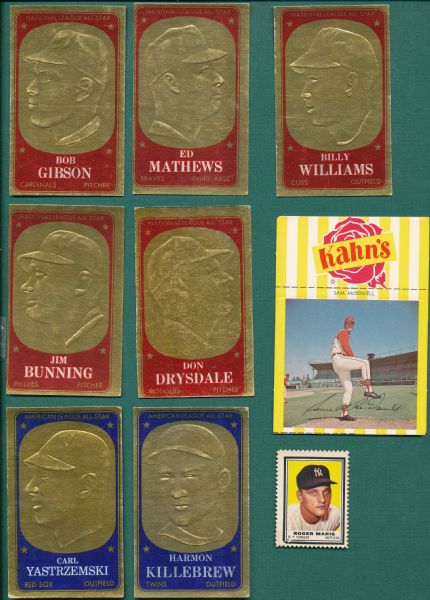 1960-70s Baseball Lot of (11) W/ HOFers