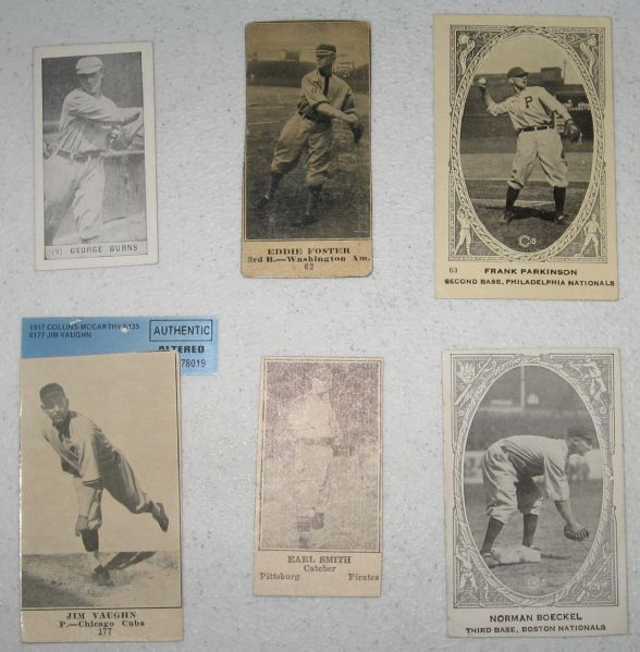 1920s (6) Card Type Lot W/ Harrington Ice Cream