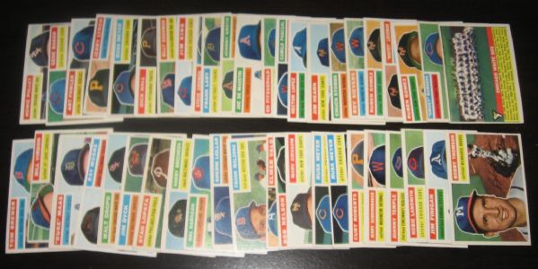 1956 Topps (50) Card Lot W/Kluzewski