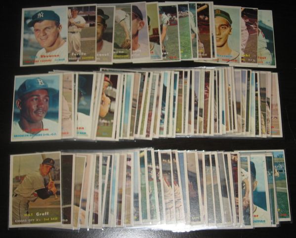 1957 Topps (83) Card Lot W/Elston Howard