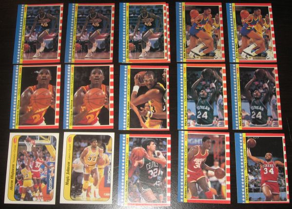 1969-87 Topps & Fleer (36) Card Lot of Basketball W/HOFers