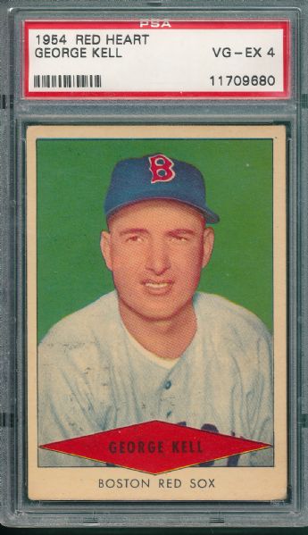 1954 Red Heart George Kell PSA 4