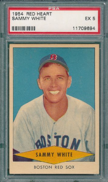 1954 Red Heart (2) Card Lot PSA 5