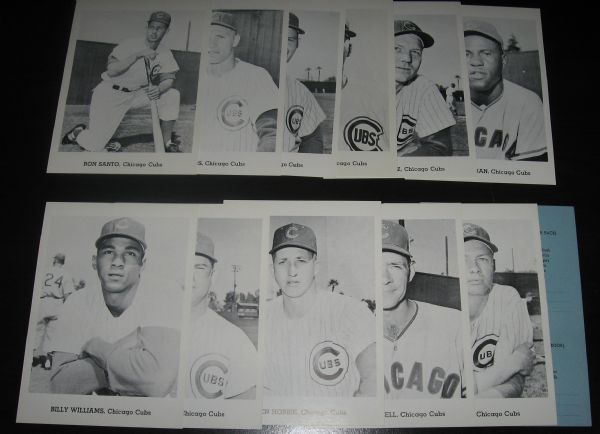 1962 Jay Publishing Chicago Cubs Complete Team W/Envelope