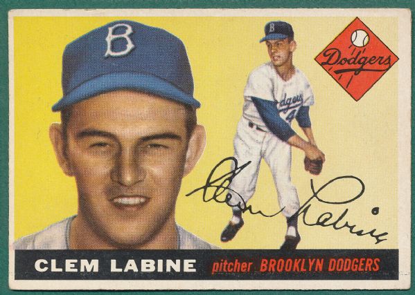 1955 Topps (45) Card Lot W/Labine & High #s